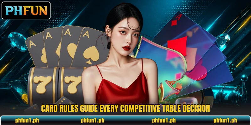 Card rules guide every competitive table decision Card rules guide every competitive table decision