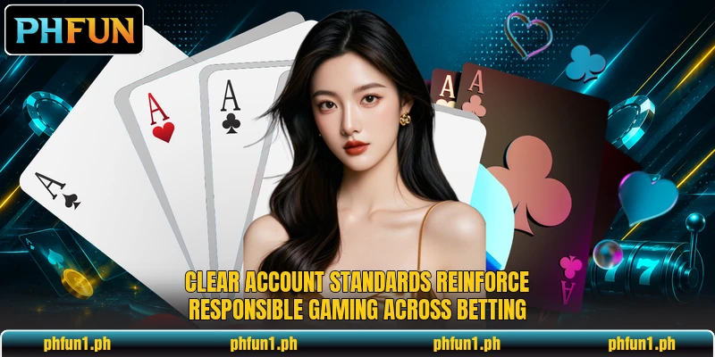 Clear account standards reinforce responsible gaming across betting Clear account standards reinforce responsible gaming across betting