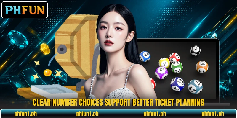 Clear number choices support better ticket planning