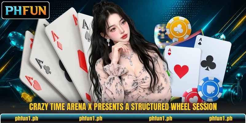 Crazy Time Arena X presents a structured wheel session Crazy Time Arena X presents a structured wheel session