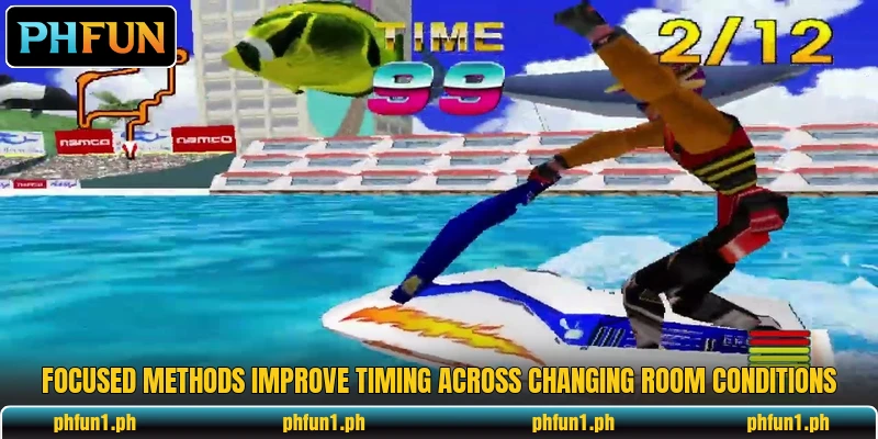 Focused methods improve timing across changing room conditions Focused methods improve timing across changing room conditions