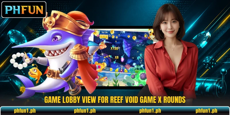 Game lobby view for Reef Void Game X rounds Game lobby view for Reef Void Game X rounds