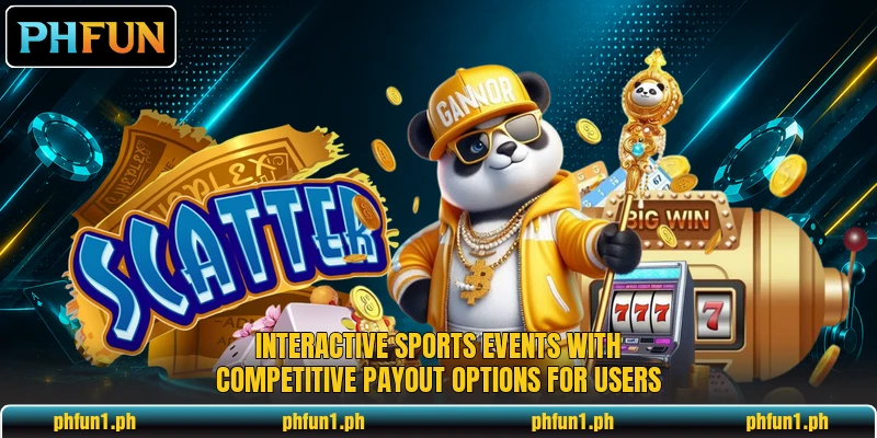 Interactive sports events with competitive payout options for users Interactive sports events with competitive payout options for users