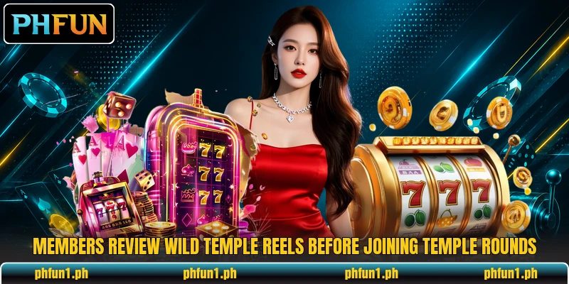Members review Wild Temple Reels before joining temple rounds Members review Wild Temple Reels before joining temple rounds